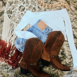 Authentic Leather Abilene Cowgirl Boots